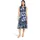 Betty & Co Sommerkleid Blau/Weiß 40