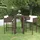vidaXL Gartenbar-Set 5-tlg. Braun
