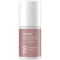 Alessandro Striplac UV Colour UV-Nagellack Panama Hut Shimmer 6.5 ml Grau 