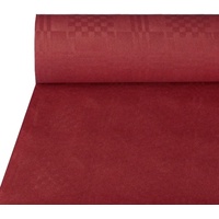 Papstar Damast-Tischtuch, (B)1,0 x (L)50 m bordeaux