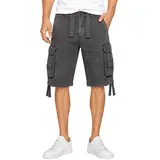 Brandit Textil Vintage Kurze Hose Anthracite M