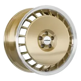 Ronal R50 Aero 7,5 x 16 4 x 100 ET38 MB68 Gold