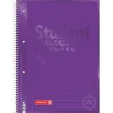 Brunnen Collegeblock Colour Code A4 liniert, holzfreies Papier lila