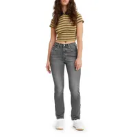 Levi's 501 Damen-Jeans Original Fit in Black Worn-W29 /