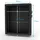 Intirilife Faltschrank 108x170x45 cm in RABEN SCHWARZ - mit Reißverschluss Stoffschrank Kleiderschrank mit Kleiderstange, Fächern und Seitentasche