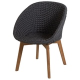 Cane-Line Sessel Peacock - RODGT - Dark grey