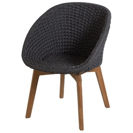 Cane-Line Sessel Peacock - RODGT - Dark grey