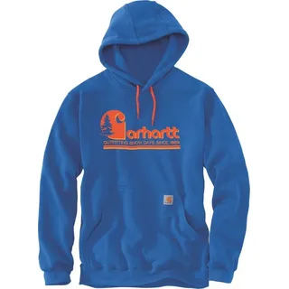 CARHARTT Midweight Graphic Kapuzenpullover - Blau/Orange - L