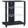VCM TV Möbel Rack Glas Phono Mediaregal Folas