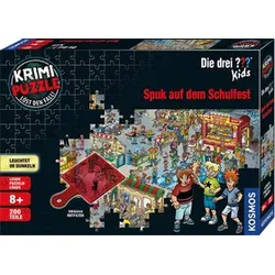 Puzzle - Spuk auf dem Schulfest - Die drei ??? Kids - Krimipuzzle - 200 Teile
