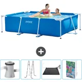 Rechteckiger Frame Pool - 220x150x60 Cm - 5-teilig  Scb128