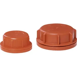 Hünersdorff Schraubverschluss mit Originalitätsring rot, HDPE für Industrie-Kanister 20+30L