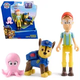 Psi Patrol Figuren-Pack, Jagd und Captain Turbot mit Baby Octopus Figur, Kinderspielzeug für Jungen und Mädchen ab 3 Jahren