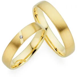 Phoenix Trauring »Schmuck Partnerring Ehering Verlobungsring Freundschaftsring« Made in Germany - wahlweise mit oder ohne Brillant, 31284104-61 gelbgoldfarben, ohne Brillant