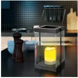 technik@all Designer Laterne Metall inkl. Batterien