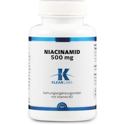 Niacinamid B3 500 mg Kapseln 100 St