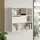 [en.casa] Wandregal Vesanto 90 x 22 x 81 cm Weiß