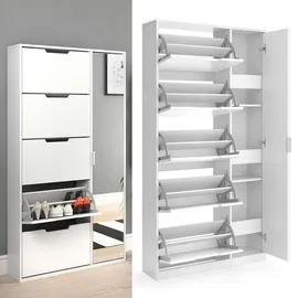 Vicco Luca 90 x 169,5 x 22,5 cm weiß