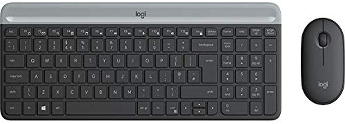 LOGITECH - EINGANGABEGERÄTE Slim WRLS Tastatur Maus Combo MK470 - Graphit - CH - ZENTRAL