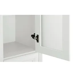 Möbel Kraft Varese Hochschrank 48 x 190 cm Weiß Holz