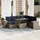 vidaXL Gartensofa-Set 8-tlg. grau