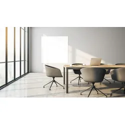 ALLboards Glasboard – Premium SUPERWHITE Perlweiß 120×120 cm