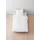 biberna Bettwäsche Musselin 0480500 Uni 1x 155x220 cm + 1x 80x80 cm, Weiss