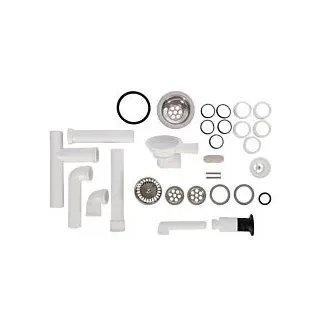 Villeroy & Boch Ablaufgarnitur Edelstahl verchromt