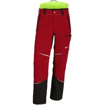 KOX Schnittschutzhose Mistral 3.0 Rot/Gelb - 56