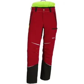 KOX Schnittschutzhose Mistral 3.0 Rot/Gelb - 56