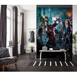KOMAR Fototapete Avengers Movie Poster - Größe 184 x 254 cm,
