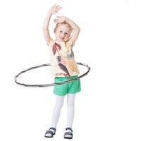 Hoopomania Hula-Hoop-Reifen Glamour Kinder Hula Hoop, Ø60cm, Silber-Grau grau|silberfarben Ø 60 cm