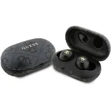 GUESS 4G Metal Logo Tws Kabellose Kopfhörer Schwarz