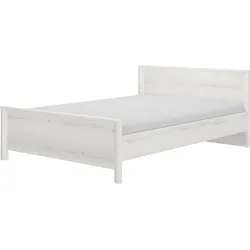 Kinderbett GAMI "Bett Lugano", braun (eiche helvezia gebleicht, eiche helvezia gebleicht, eiche helvezia gebleicht), B:146cm H:80cm L:209cm, Betten