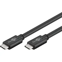 goobay 66507 USB Kabel 1,5 m USB 3.2 Gen 1 (3.1 Gen 1) USB C Schwarz