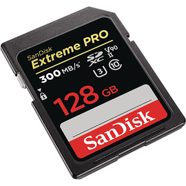 SanDisk Extreme Pro SDHC/SDXC UHS-II U3 V90 128 GB R300/W260