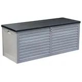 Green Spirit Kissenbox »Aik« 390L Gartenbox Auflagenbox Aufbewahrungsbox Gartentruhe Kiste (1 St), grau, Kunststoff, wetterfest - Garten, Terrasse, Balkon & Outdoor grau