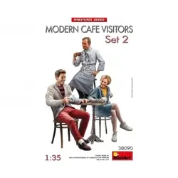 1:35 Kellner und Café Besucher - Set 2