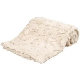 Trixie Cosy blanket structured soft plush 100 × 70 cm beige