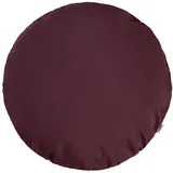 beties Heimtextil Kissenhülle, Violett, Uni, Rund, 80x80 cm, Oeko-Tex® Standard 100, Wohntextilien, Bezüge, Kissenbezüge