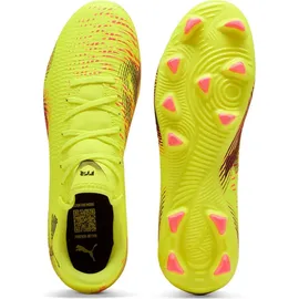 Puma Future 8 Play FG/AG Unisex Fussballschuh, Yellow Alert-PUMA Black-Sun Struck, 44