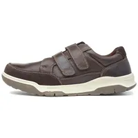 Hush Puppies Herren Fabian Doppelgurt Sneaker, braun, 41 EU - 41 EU