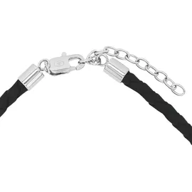 Tom Tailor Kette mit Anhänger Edelstahl Schwarz