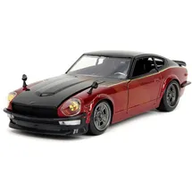 Jada 253203090 - Datsun 240Z 1972 rot/schwarz 1:24