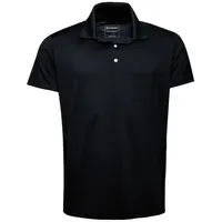 Kaipara - Merino Sportswear Poloshirt URBAN Merino Poloshirt Herren Kurzarm Regular 200 (1-tlg) aus reiner Merinowolle Made in Germany schwarz XL