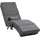 Homcom Massagesessel mit Fernbedienung Polyester 168 x 84 x 56 cm Grau