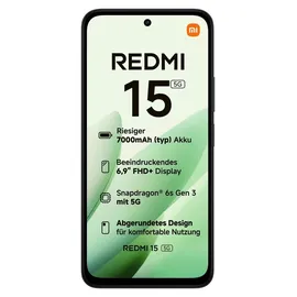 Xiaomi Redmi 15 5G 256 GB Midnight Black