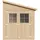 TIMBELA Anbau-Gartenhaus 4,93 x 2,11 m Beige