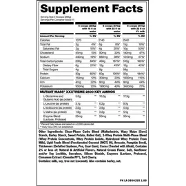 Mutant Mass Extreme 2500 Triple Schokolade Pulver 5450 g