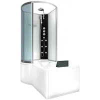 AcquaVapore Kombination Badewanne Dusche K50-R02-EC Duschtempel 100x170